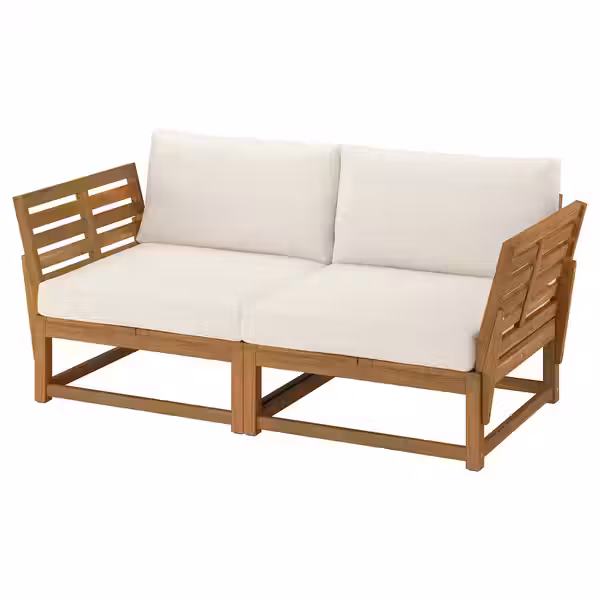 NÄMMARÖ 2-местный модульный диван - схема-чертеж с размерами