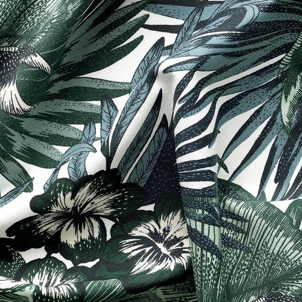 Ткань, белый, зеленый 150 см IKEA TORGERD ТОРГЕРД 604.206.06 - фото 2