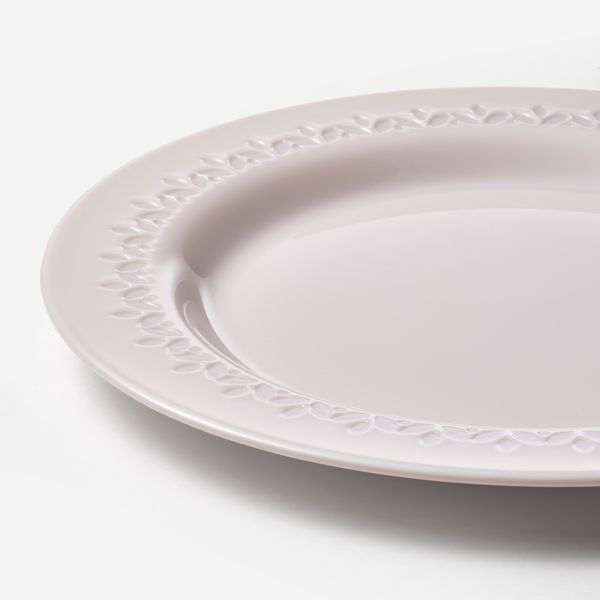 Тарелка, белый с оттенком, 26 см IKEA PARADISISK 204.510.01 - схема-чертеж с размерами