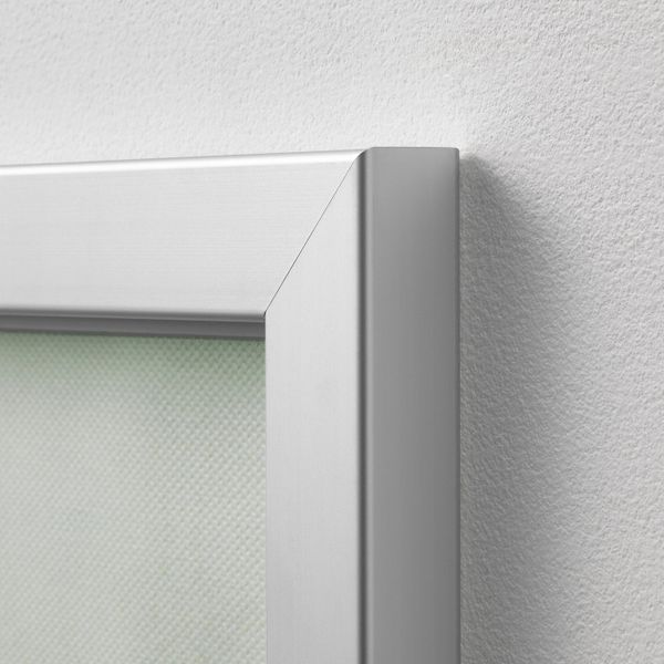 Картина с рамой, Японская волна, цвет алюминия 140x100 см IKEA БЬЁРКСТА 692.978.24 - фото 4