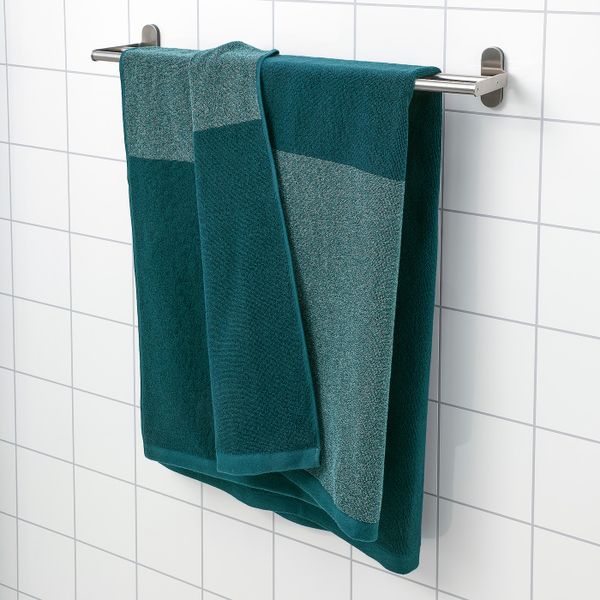 Простыня банная, бирюзовый/меланж 100x150 см IKEA HIMLEÅN ХИМЛЕОН 704.918.39 - фото 3