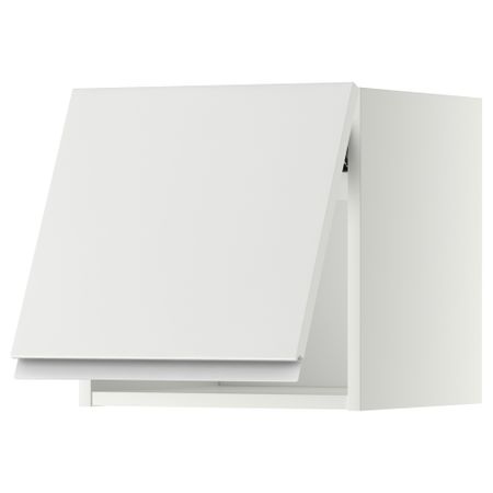Горизонтальный навесной шкаф МЕТОД, белый, Нодста белый