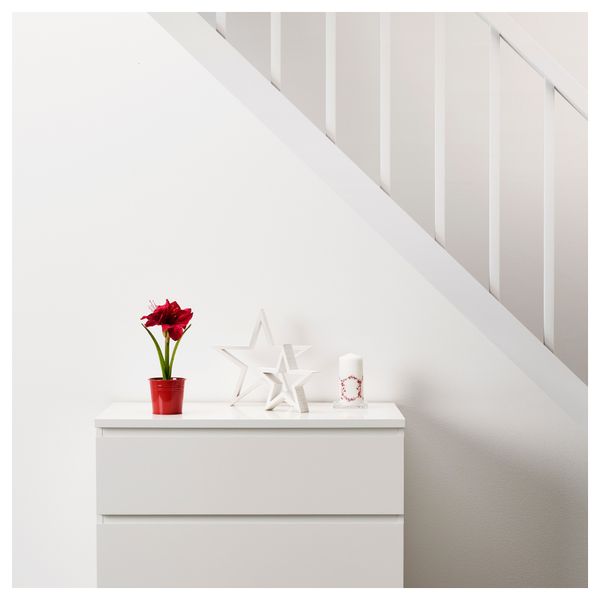 Искусственное растение в горшке ФЕЙКА, Амариллис красный (9 см) - фото 2