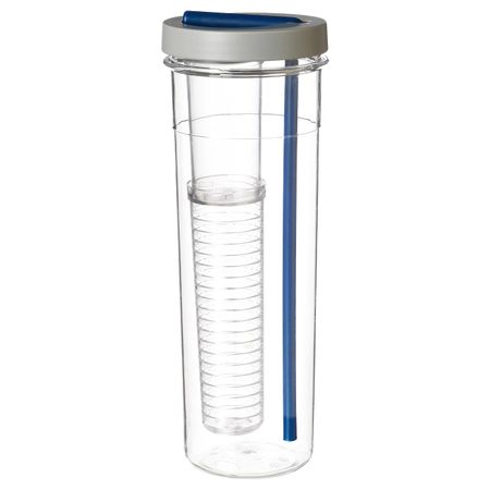 Бутылка с инфузером и трубочкой 0.7 л IKEA UPPLADDA УППЛАДДА 804.153.45