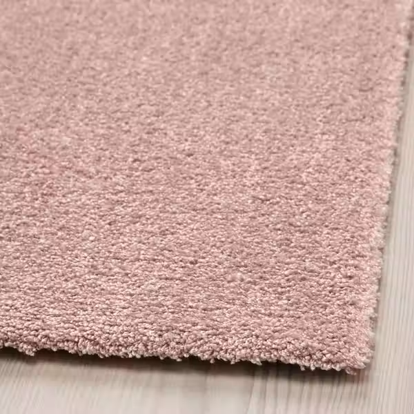 KNARDRUP Ковер, короткий ворс - бледно-розовый 80x150 см - фото 2