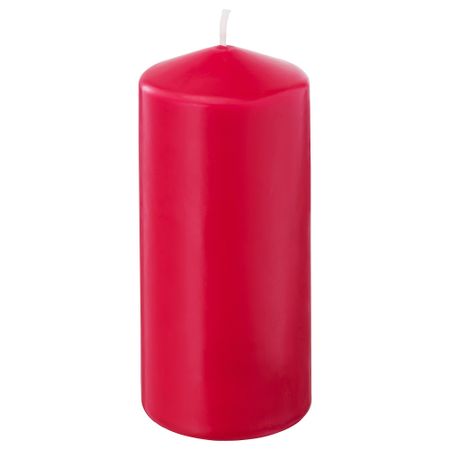 Неароматическая свеча формовая ВИНТЕР 2018, красный (15 см)
