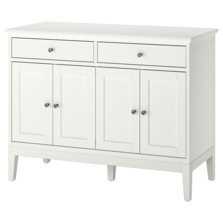 Сервант, белый 124x50x95 см IKEA IDANÄS ИДАНЭС 404.960.27