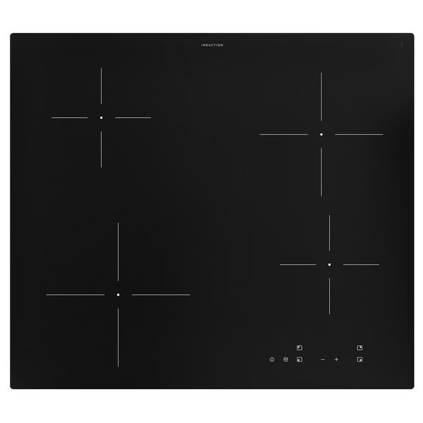 VILSTA ВИЛСТА Индукц варочн панель - ИКЕА 300 чёрный 59 см - схема-чертеж с размерами