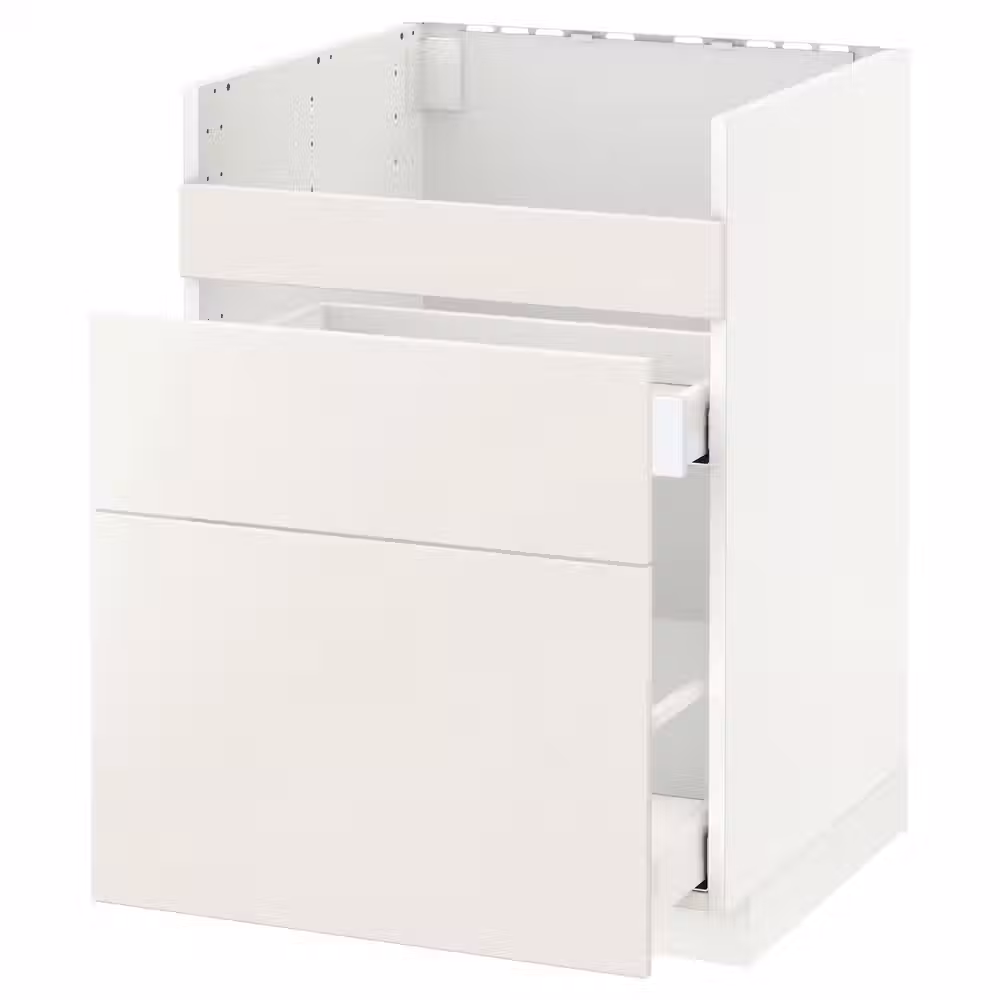 METOD Напол шк д/мойки ХАВСЕН/3фасада/2ящ - фото 1