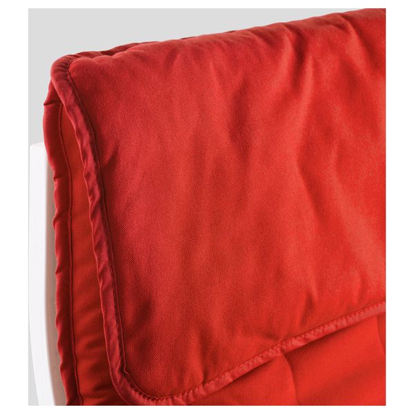 Кресло ПОЭНГ, белый, Ранста красный - фото 4