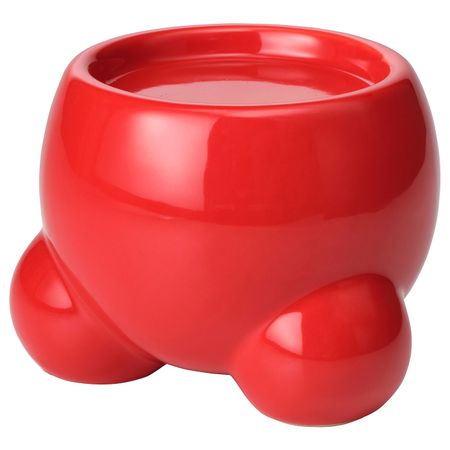 Подсвечник для формовой свечи, красный, 9 см IKEA ВИНТЕРФЕСТ 704.322.51