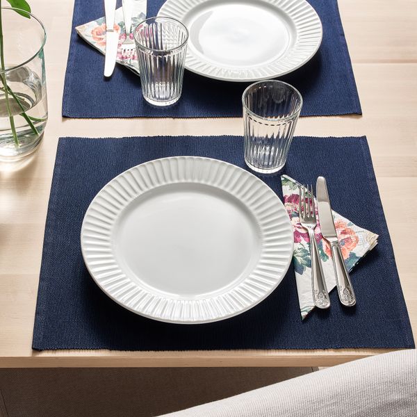 Тарелка, белый, 27 см IKEA STRIMMIG СТРИММИГ 504.681.99 - схема-чертеж с размерами