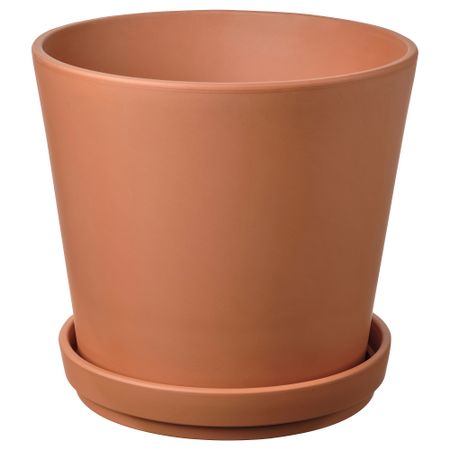 Горшок цветочный с поддоном, 32 см IKEA BRUNBÄR БРУНБЭР 105.379.58