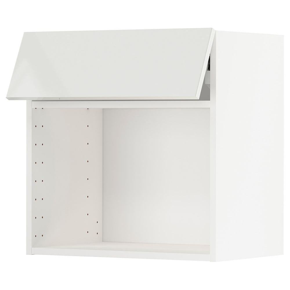 Навесной шкаф для СВЧ-печи, белый/Рингульт белый 60x60 см IKEA МЕТОД 092.324.87 - схема-чертеж с размерами