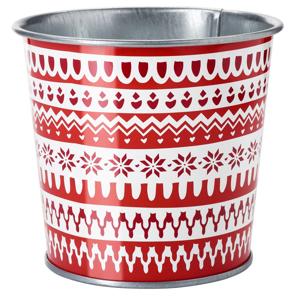 Кашпо ВИНТЕР 2017, с рисунком - схема-чертеж с размерами