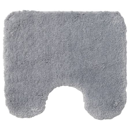 Коврик в туалет АЛЬМТЬЕРН, серый (55x60 см)