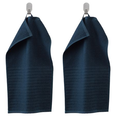 Полотенце, темно-синий 30x50 см IKEA VÅGSJÖN ВОГШЁН 003.536.00