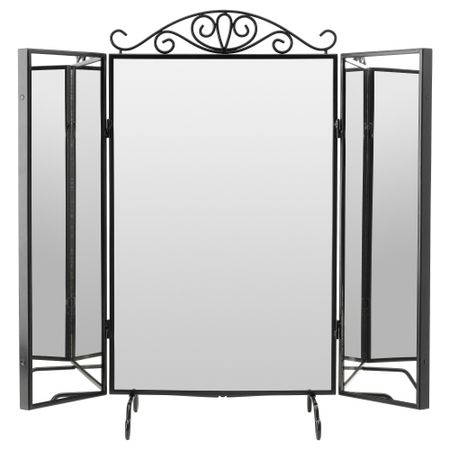 Зеркало настольное КАРМСУНД, черный (80x74 см)