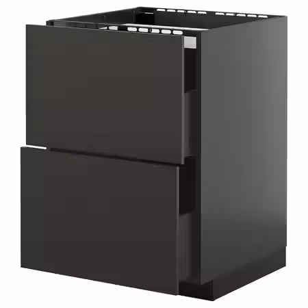 METOD / KNIVSHULT Шкаф д/варочной панели/2фасада/2ящ