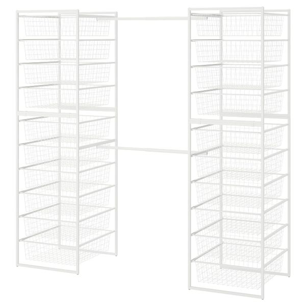 Каркас/проволочные корзины, штанги 142-178x51x173 см IKEA JONAXEL ЙОНАКСЕЛЬ 492.976.36 - фото 1