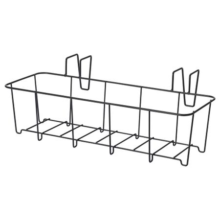 Держатель для кашпо, 45x16 см, для дома, улицы черный IKEA SVARTPEPPAR СВАРТПЕППАР 405.356.51