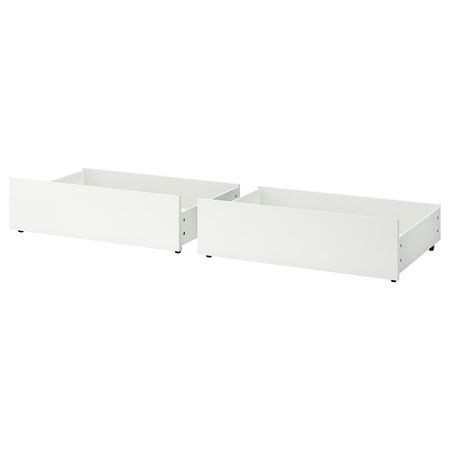 MALM Ящик д/высокого каркаса кровати - белый 200 см