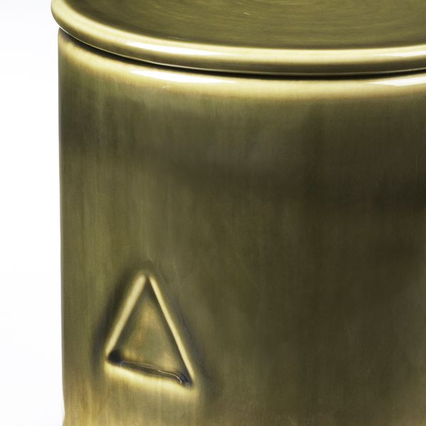 Ароматическая свеча в банке, Дрова и специи/темно-зеленый 10 см IKEA ОСИНЛИГ 904.617.99 - схема-чертеж с размерами