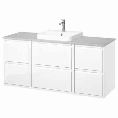 ÄNGSJÖN ЭНГШЁН / BACKSJÖN БАККШЁН Шкаф п-раковину/раковина/смеситель