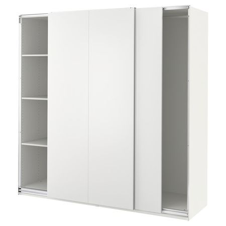 PAX / HASVIK Гардероб - белый/белый 200x66x201 см