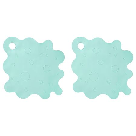 TRAMPSJÖN ТРАМПШЁН Коврик в ванну - светлая бирюза 43x43 см