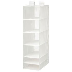 SKUBB Модуль для хранения с 6 отделениями - белый 35x45x125 см