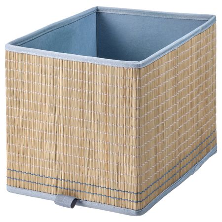 Корзина, водоросли/серо-синий 25x35x25 см IKEA EXTRAKNÄCK ЭКСТРАКНЭКК 804.928.81