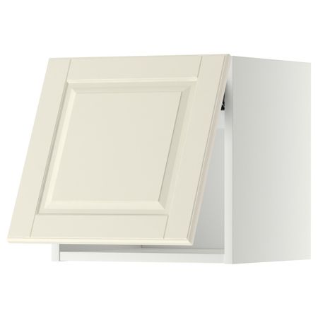 Навесной горизонтальный шкаф, белый/Будбин белый с оттенком 40x40 см IKEA METOD МЕТОД 793.938.44