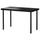 Стол ТОРНЛИДЕН / АДИЛЬС, черно-коричневый, черный (120x60 см)
