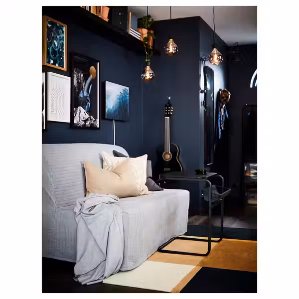 LYCKSELE LÖVÅS 2-местный диван-кровать - Knisa светло-серый - фото 2