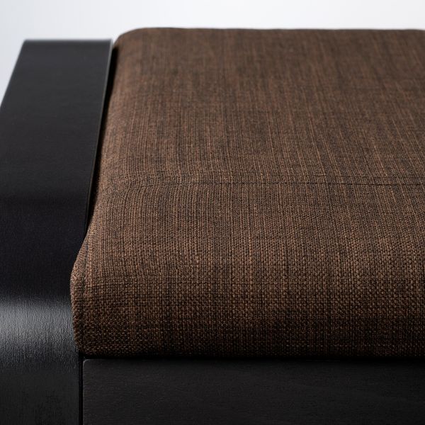 Табурет для ног, черно-коричневый/Шифтебу коричневый IKEA POÄNG ПОЭНГ 293.028.13 - фото 2