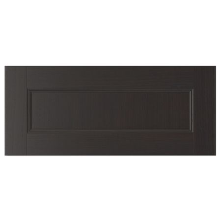 Фронтальная панель ящика ВАСБУ, черно-коричневый (60x26 см)