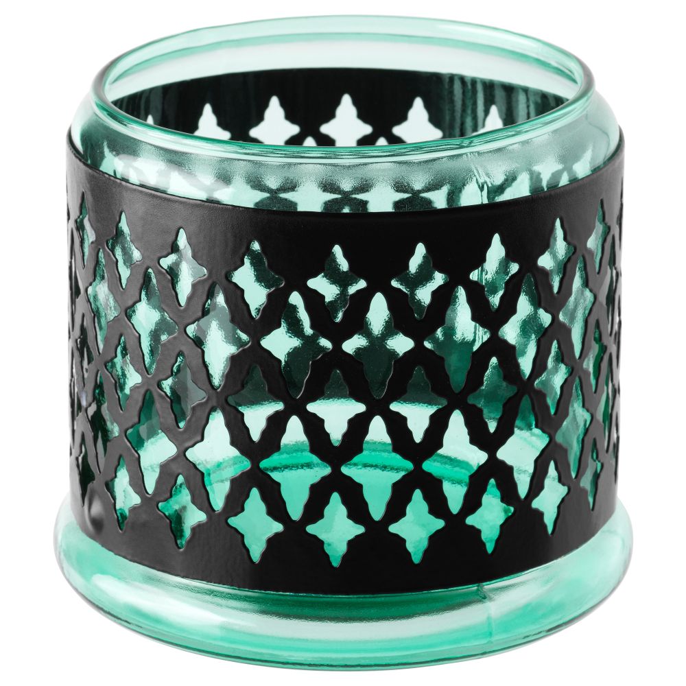 Подсвечник для свечи, греющей свечи СОММАР 2017, зеленый (9.5 см) - фото 1