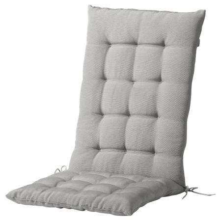 Подушка на садовую мебель ХОЛЛО, серый (116x47 см)