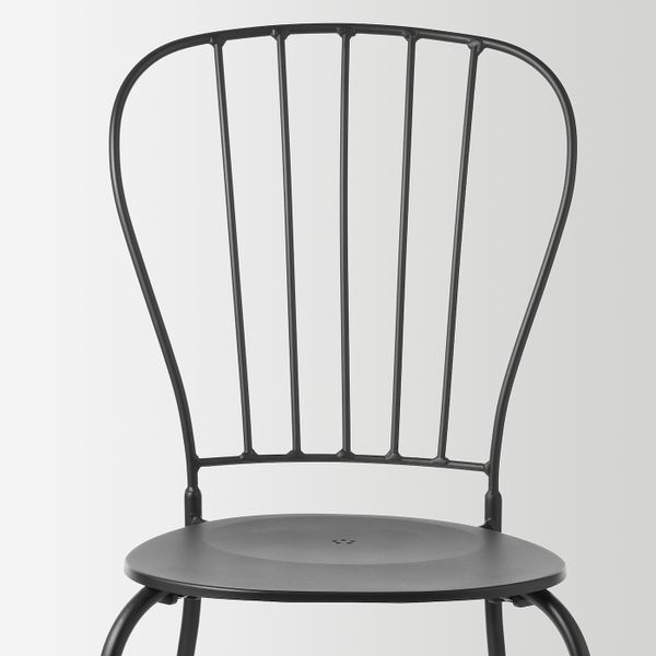 Садовый стул, серый IKEA LÄCKÖ ЛЭККЭ 803.761.36 - схема-чертеж с размерами