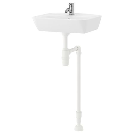 Раковина, белый/ПИЛКОН смеситель IKEA TYNGEN ТИНГЕН 392.951.81