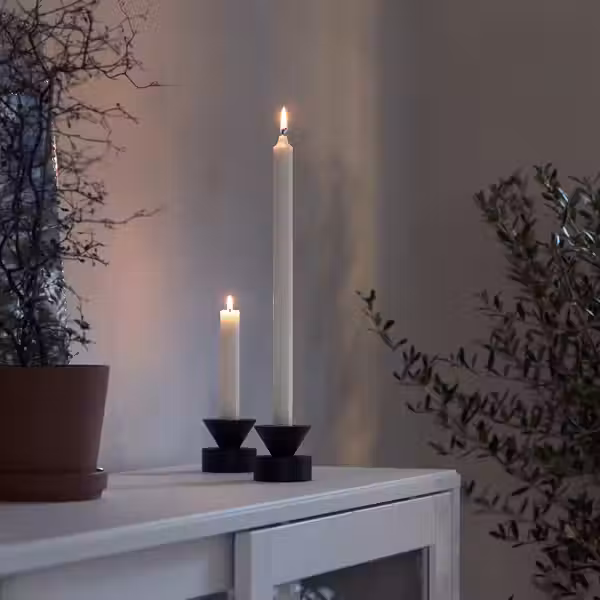 JUBLA Неароматическая свеча - белый 35 см - фото 2