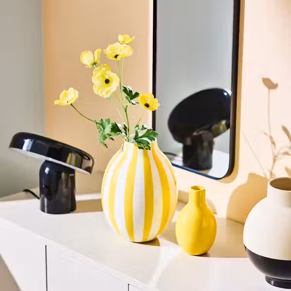 SMYCKA Цветок искусственный - д/дома/улицы лютик/желтый 63 см - фото 4