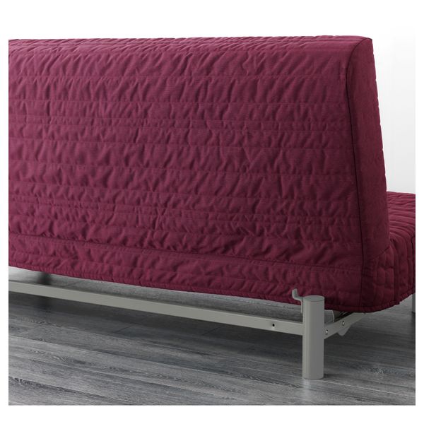 Диван-кровать 3-местный БЕДИНГЕ ЛЁВОС, Книса малиновый - фото 4