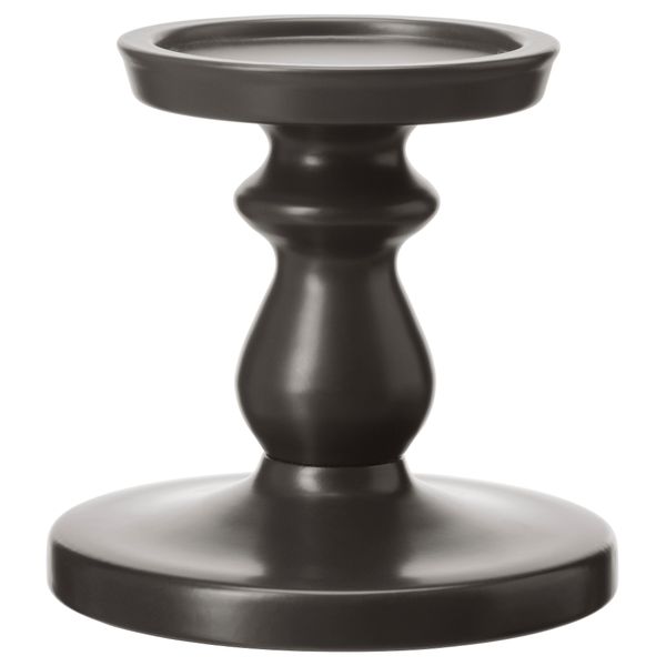 Подсвечник для формовой свечи ЭРСЕТТА, серый (13 см) - фото 1