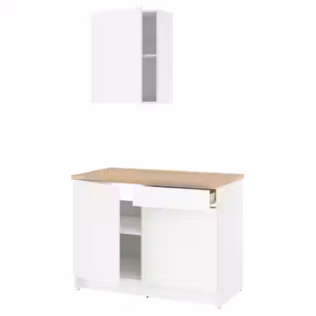 KNOXHULT Кухня - белый 120x61x220 см
