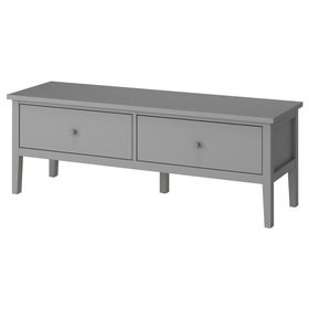 GULLABERG Скамья с ящиком - серый 148x43x52 см