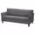 EKHOLMA 3-местный диван - Hakebo темно-серый