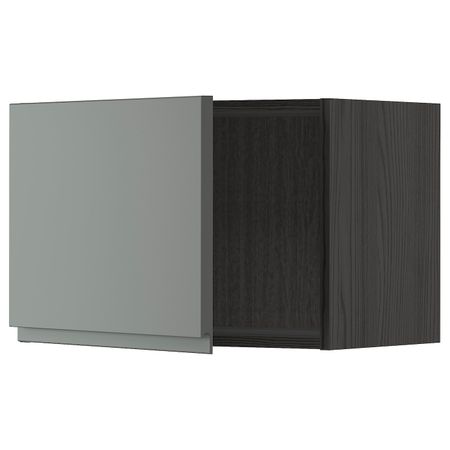 Шкаф навесной, черный/Воксторп темно-серый 60x40 см IKEA МЕТОД 293.107.90