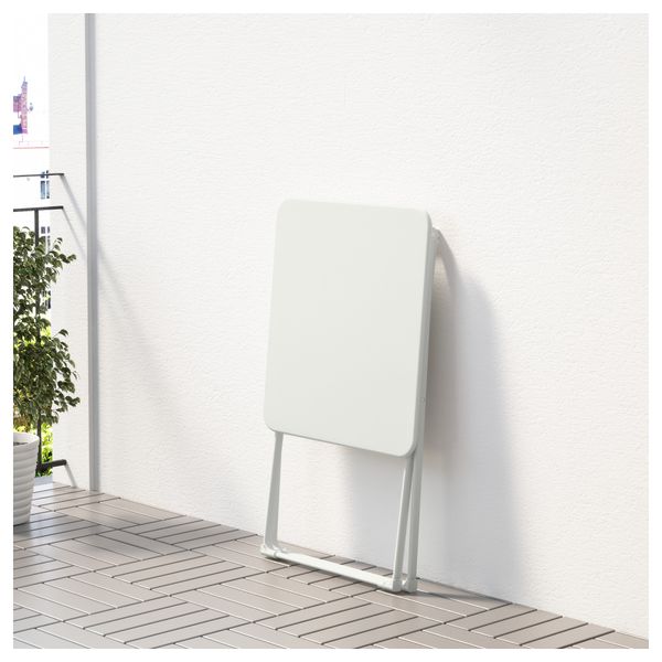 Садовый стол ГЭРО, складной белый (55x60 см) - схема-чертеж с размерами